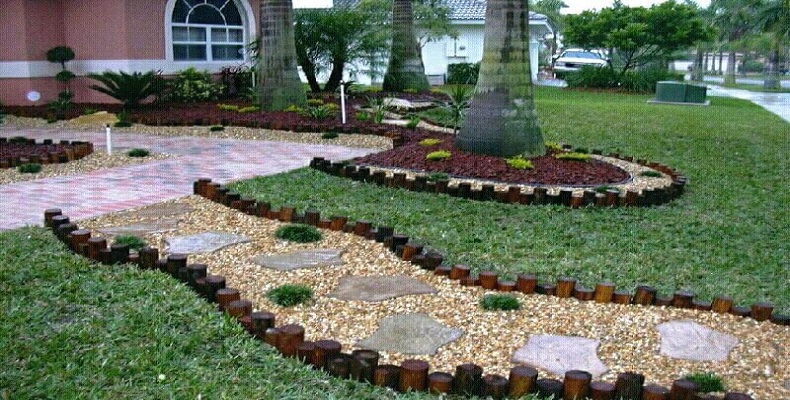 First Inexpensive Landscaping Ideas for your Yard Borders