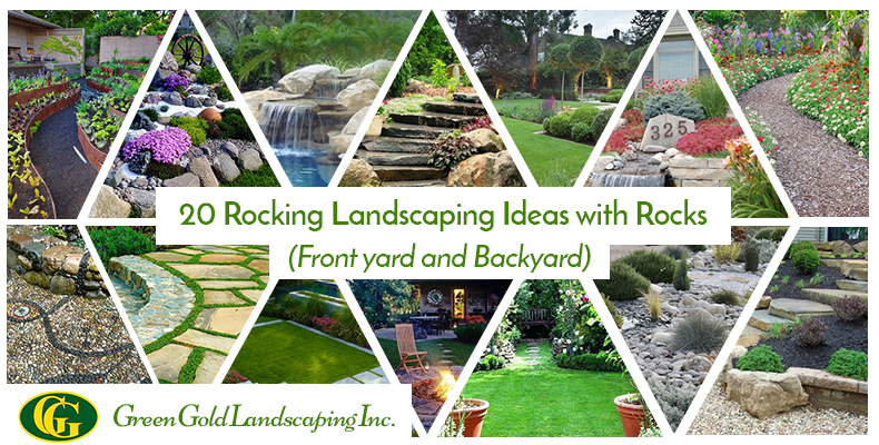 20 Rocking Landscaping Ideas With Rocks, Large Rock Landscaping Ideas Backyard
