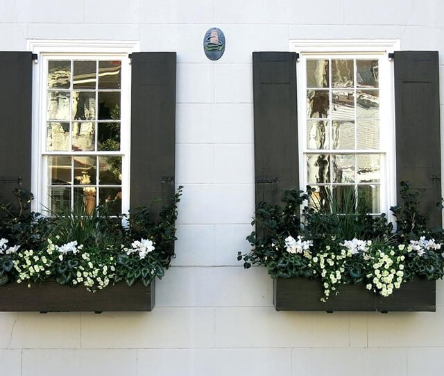 Add boxes at the bottom of the windows - Curb Appeal Ideas