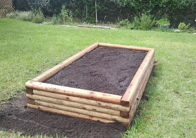 Garden Beds With Landscaping Timbers - Garden Design With Raised Beds