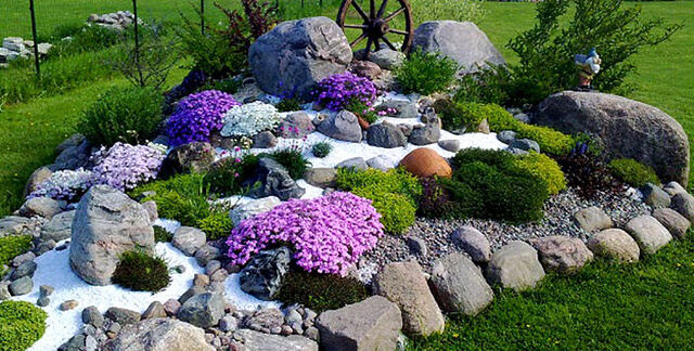 landscaping ideas with rocks