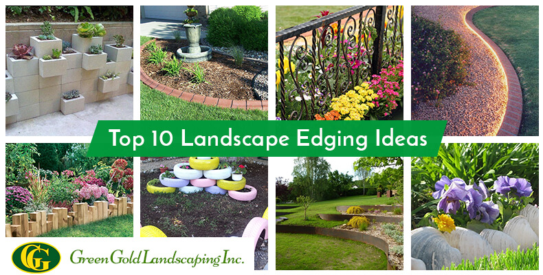 Garden And Landscaping Edging Ideas, Creative Landscape Edging Materials