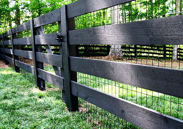 Basic-Fencing - Garden Fence Ideas