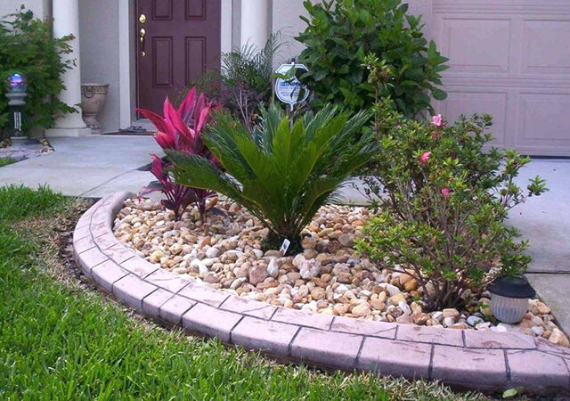 Stone-Bed-Idea - Flower Bed Ideas