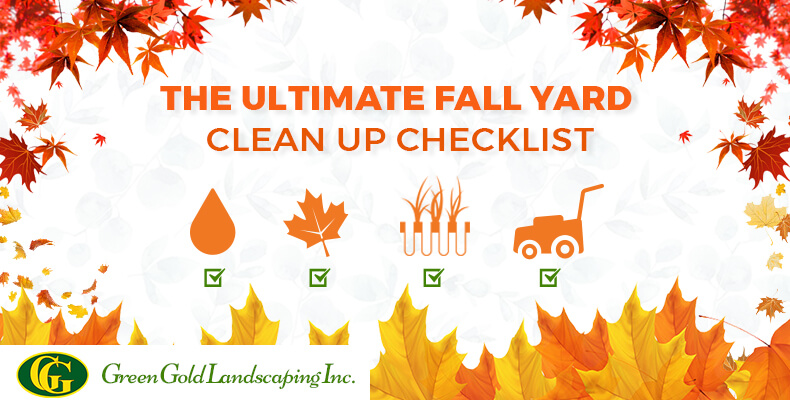 Fall Cleanup Landscaping Checklist, Landscaping Fall Clean Up Flyers